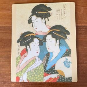 Computer Mouse Pad with Japanese Picture